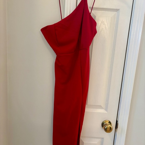 Red Cocktail Dress - Picture 3 of 5